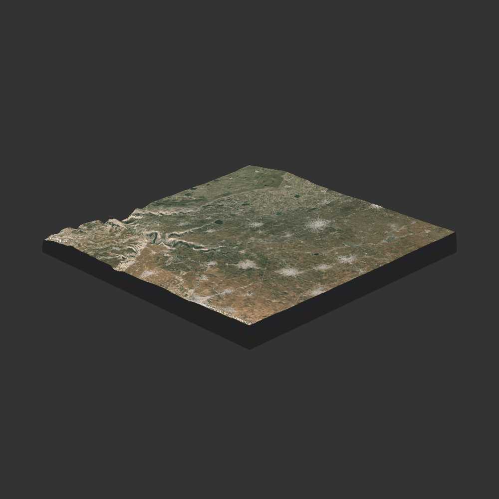 next to lake