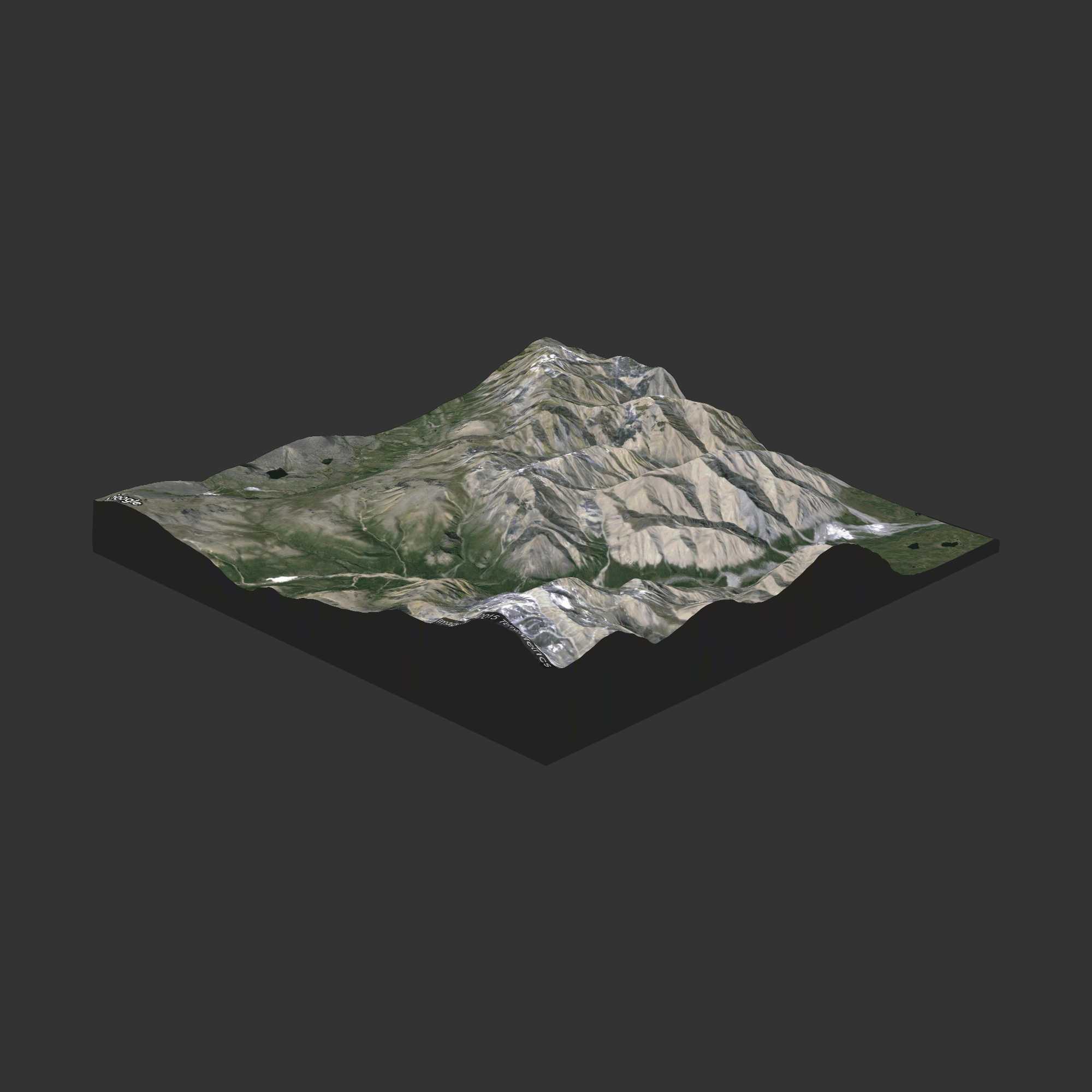 Upper left mountains